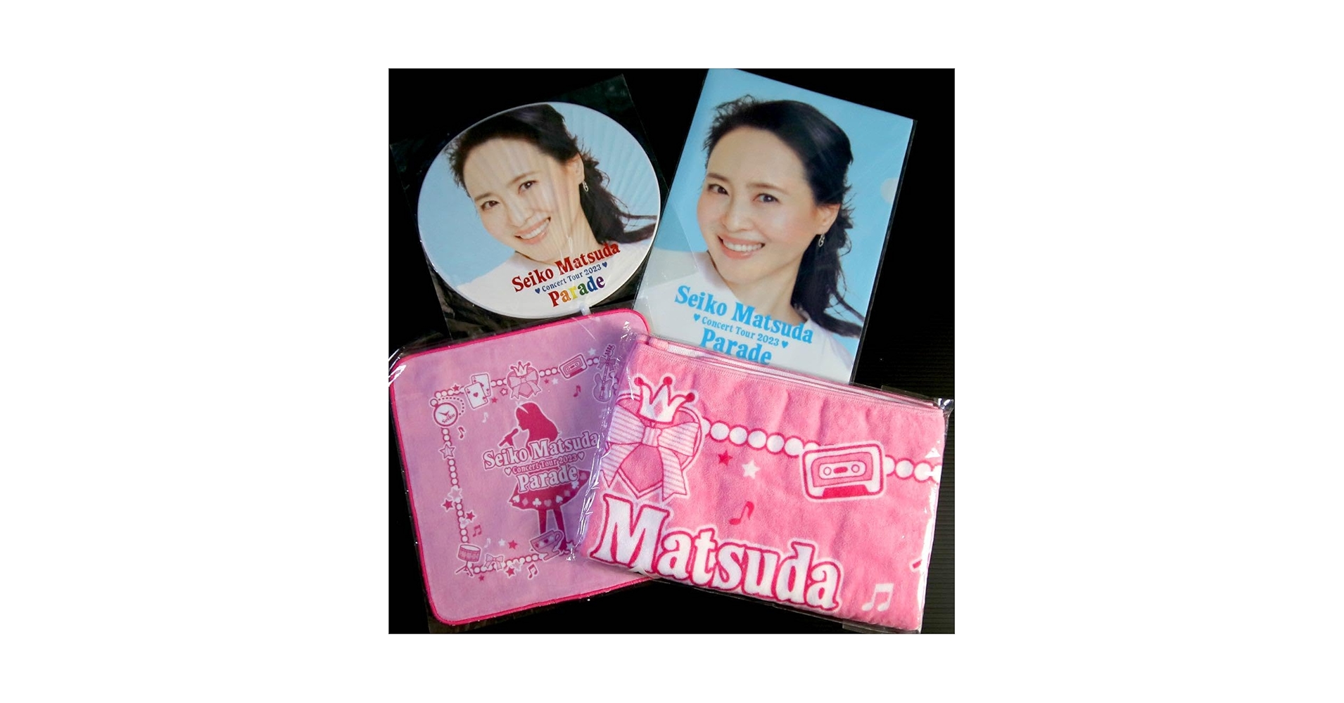 松田聖子コンサートツアーハンドタオル4枚 Amazon.co.jp: 松田聖子 2023 コンサート ツアー グッズ 4点